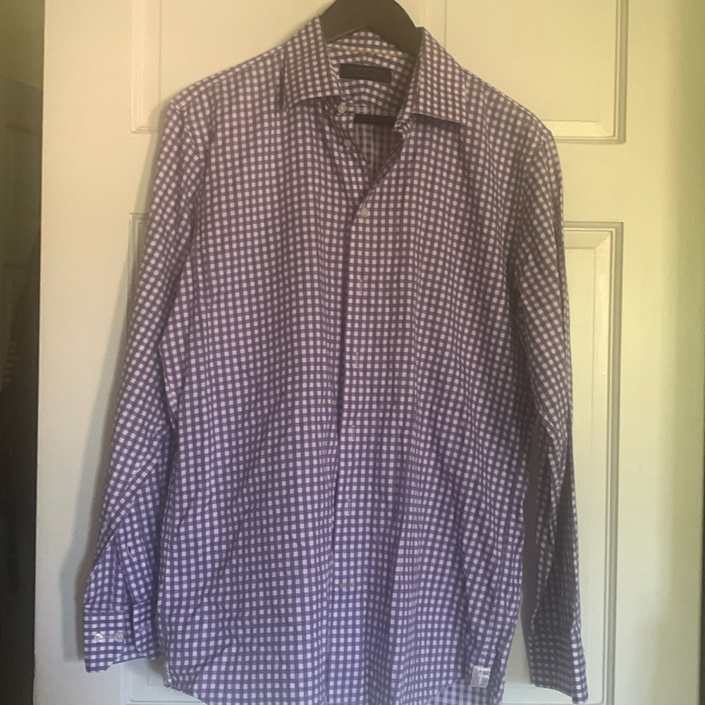 Jack Lipson Signature shirt in great condition purple and white.